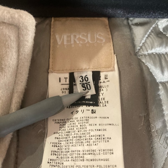 Versace, wool coat - Picture 5 of 7